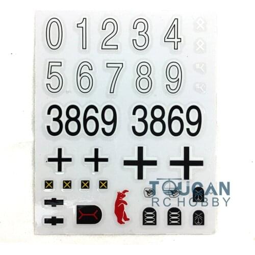 HengLong 1/16 Scale German Cheetah RC Tank 3869 Decal Sticker Accessory TH00332