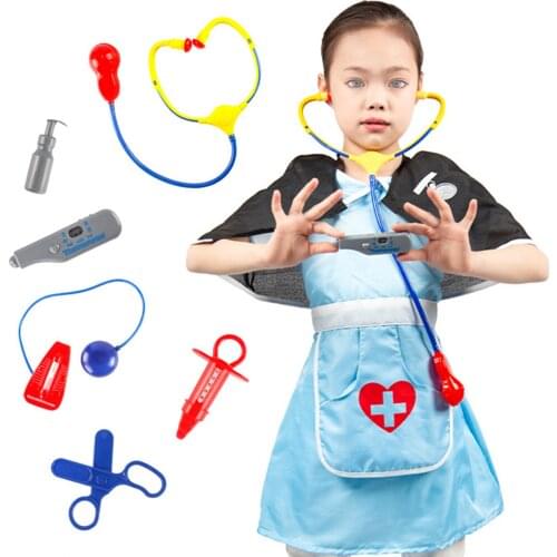 Cosplay Toy Doctor Role-playing Costume Accessories Childrens Play House Simulation Medical Equipment Pretending To Be Toys New
