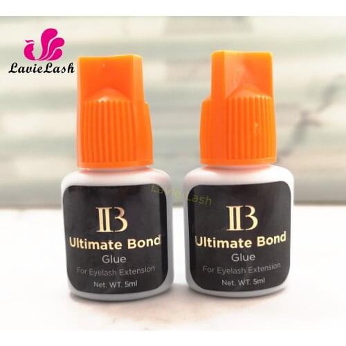 I-beauty 2 bottles/lot IB Ultimate bond Glue Individual fast drying 3-4s eyelash extensions glue last 6 weeks