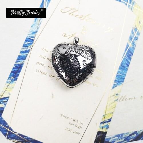 Pendant Heart Locket Openable 925 Sterling Silver Fit Necklace 2021 New Fine Jewelry Accessories Romantic Gift For Women Men