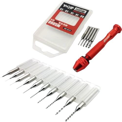 Precision Hand Drill Set Drill Bits Set for Gundam Hobby Tool Craft DIY