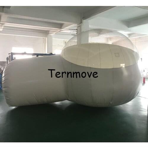 Outdoor Inflatable Half Clear Bubble Camping Dome Lawn beach Tent Inflatable Bubble House for Hotel