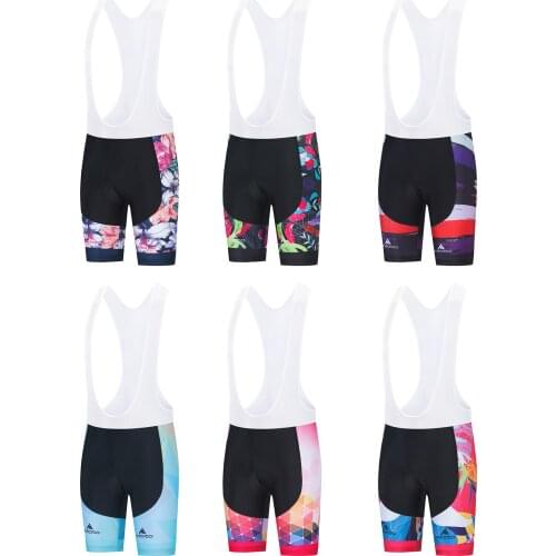 New MILOTO Pro Women Cycling Bib Shorts Summer Coolmax 5D Gel Pad Bike Tights MTB bretelle ciclismo homem шорты женские