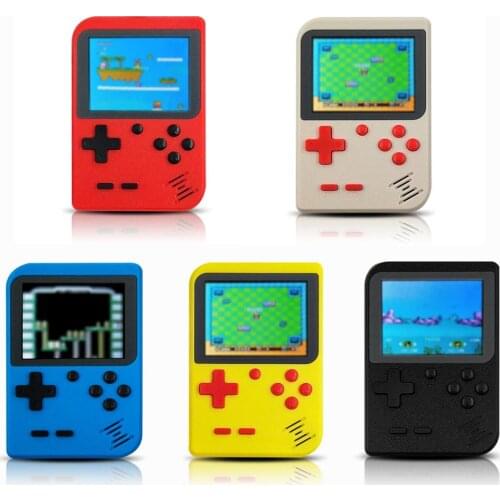 Portable Pocket 8Bit 3.0 inch Retro Portable TV Family AV Output Handheld Video Game Console Players Built in 400 Classic Games