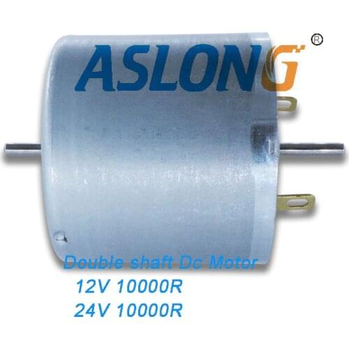 Permanent magnet DC motor 3530 with double shaft and single shaft 12v 24v 10000rpm for mini gear motor and encoder dc motor