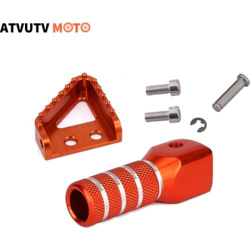 Motorcycle Gear Shift Shifter Lever Tip Rear Brake Pedal Step Set For Ktm Exc 125 250 Smc Duke Enduro 690 990 Adventure