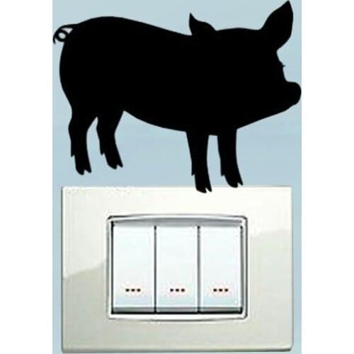 Pig Wall Decal Vinyl Farm Animal Horse Sheep Pet Switch Sticker 3SS0309