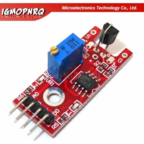 10pcs 4pin KY-024 Magnetic Hall Switches Speed Counting Sensor Module