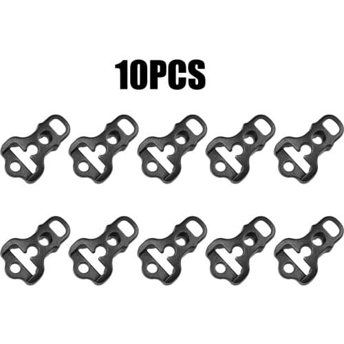 10Pcs Camping Awning Tent Guy Line Stopper Cord Rope Tensioner Tightener GuyLines Stoppers For Backpack Car Field Sleeping Bags