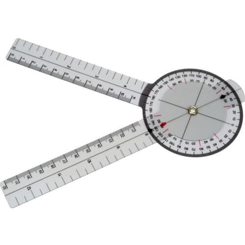 13 Inch 33cm Calibrated Goniometer Medical Joint Ruler 360 Degrees Range Tool can CSV