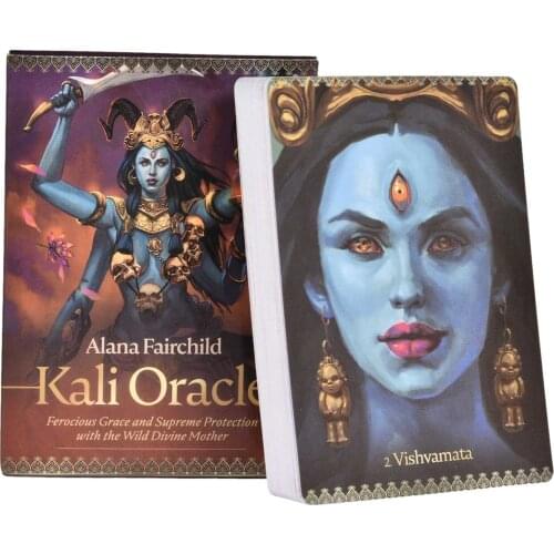 44PCS Tarot Card many forms goddess Kali Magic Fate Divination Tarot Card for Kali Oracle Magical Board Card Game