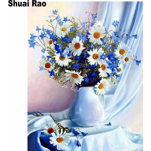 5d diy diamond painting daisy Flower 3d cross stitch diamond mosaic diy square/round embroidery diamond mosaic home decor