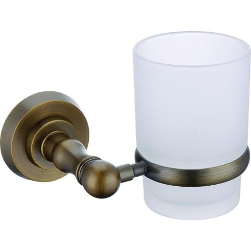 Free shipping antique finish Round base Single cup tumbler holder