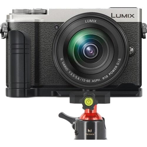 Quick Release L Plate Bracket Hand Grip Holder Compatible With Panasonic LUMIX GX9 GX85 GX80 GX7III GX7II