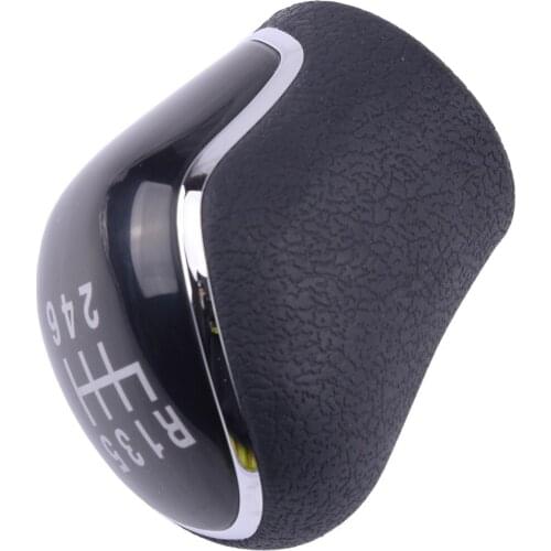 Black Car 6 Speed Manual Gear Shift Knob Ball Head Fit for Hyundai IX35 2010 2011 2012 2013 2014 2015 2016