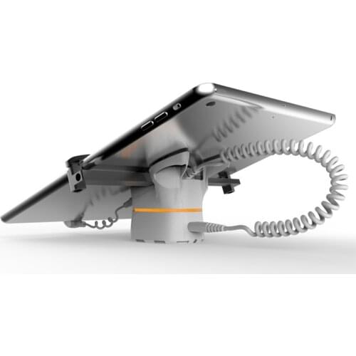 Tablet security display holder for ipad burglar alarm anti theft base pedestal stand with clamp