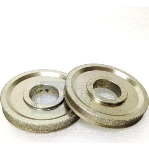 Diameter 65MM pencil and flat with arris edge electroplated diamond wheel,grinding disc, Used for Multifunctional edge grinding