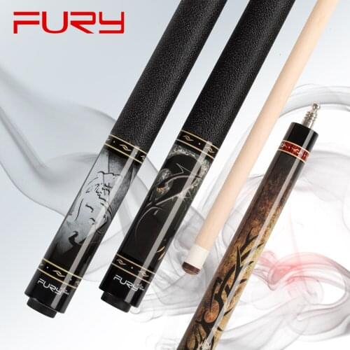FURY PX Pool Cue Billiard Cue 11.75/12.75mm Tiger Tip XTC Ferrule Quick Joint Lizard Leather Lrish Line Wrap Maple Shaft FURY