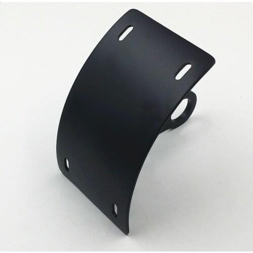 Aluminum 7" x 4" Black Swingarm Curve License Plate Bracket For 2006-2012 Yamaha YZF R6 2008 2009
