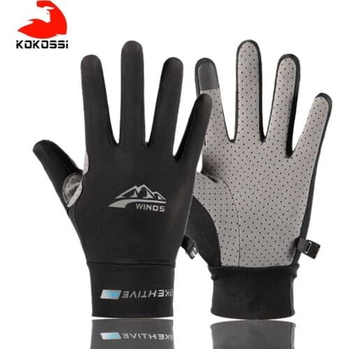 KoKossi Summer Cycling Gloves Breathable Anti Slip Half Finger Sport Gloves MTB Road Bicycle Gym Fitness Men Women Gloves