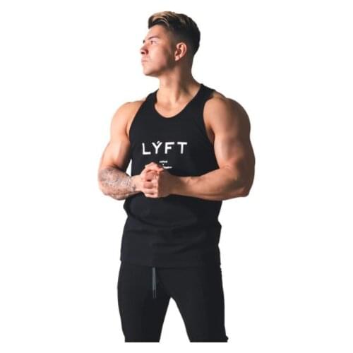 2021 Bodybuilding Tank Tops Gym Workout Fitness Cotton Sleeveless shirt Running Clothes Stringer Singlet Male Summer Casual Vest
