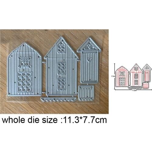 Buildings Castle Metal Cutting Dies Stencils For DIY dies Scrapbooking Embossing Dies Cuts Paper Card Making Craft dies new 2020