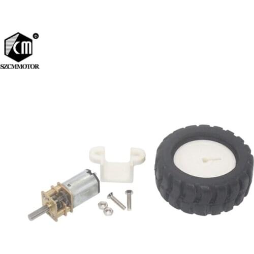 Micro Gear Motor with Wheel Kit for Robot