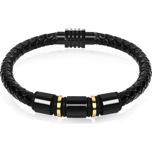 Fashion Alloy Leather Bracelets Bangles Multilayer Jewelry Gift