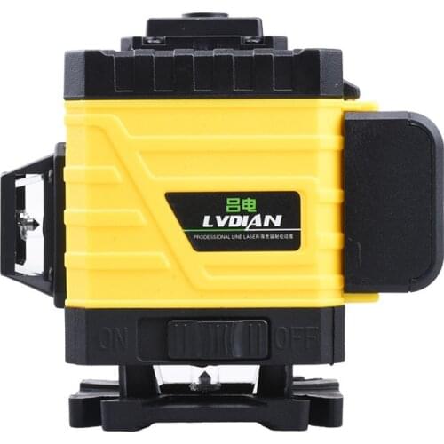 16 Lines 4D 360 Laser Level Nivel Laser Leveling Device Green Beam Laser Level Self-leveling Horizontal Vertical Measure Tool