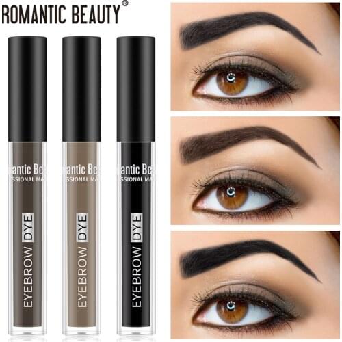 Eyebrow paste double-head eyebrow brush long-lasting stereotype waterproof anti-sweat dyed eyebrow cream