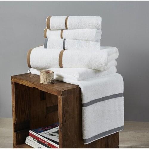 Luxury Towel Set Super Soft Thick Cotton Large Face Hand Shower Bath Towels for Home Bathroom Hotel Beach Adults Kids 3 Sizes