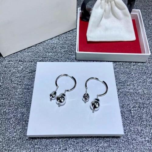 Hot Brand Luxury Fashion Women Wedding party Top Quality Nail Stud Earrings Wedding Party Big circle Stud Earrings Jewelry