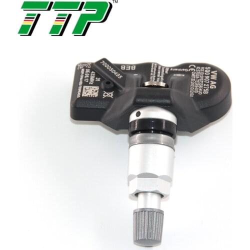 TTP 4PCS TPMS Car Tire Pressure Sensor Monitoring Valve System 5Q0907275B For Audi Skoda A3 A7 A6 Volkswagen 433MHZ
