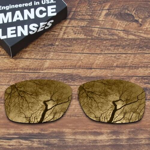 ToughAsNails Polarized Replacement Lenses for Oakley Jupiter Squared Sunglasses Peach Gold