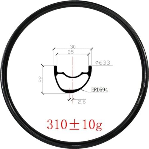 310g 29er MTB XC SL 30x22mm carbon fiber rim asymmetric tubeless Hookless 24H 2H 32H UD 3k 12k marble matte glossy bike wheels