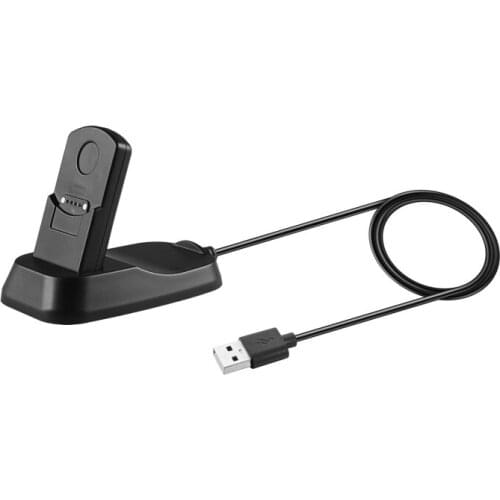 Fast USB Charging Cable For Ticwatch S / E Watch USB Charger Holder For Ticwatch S / E Watch Portable PC ABS Base Adapter Dock