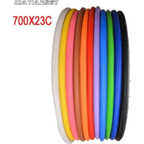 K191 Bicycle Tires 700C 700 * 23C Fixed Bike Colour Tires for Road Bike Tires 110 PSI Track Bike Tyre 28inch Bike Tires