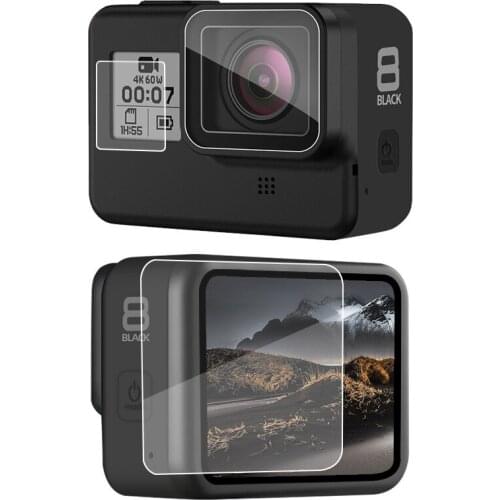 Go Pro Hero 8 Tempered Glass Screen Film Protector For Gopro Hero 8 Black Action Camera Accessories Tempered Lens Film Protector