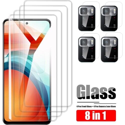 Protective Glass For Xiaomi Poco M3 Pro Tempered Glass On Xiomi Mi Poco F3 GT X3 NFC Screen Protector PocoM3 Camera Lens Film