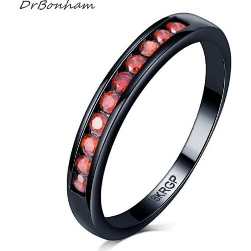 Vintage Black Gun filled red pink purple Opal Rings for Women Wholesale Fashion Jewelry Party Cocktail Ring For Women DR1706