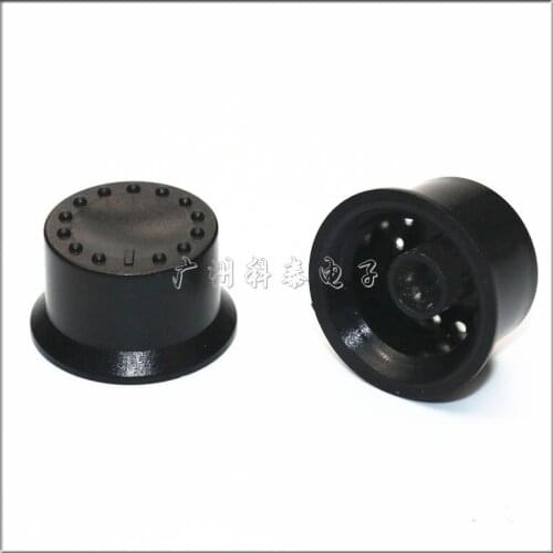 10 Pieces Diameter 25MM height 15MM Potentiometer Adjustment Plastic Light transmission Knob Cap Flower Shaft Inner Hole 6MM