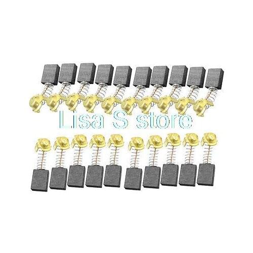 20 Pcs Spring 43/64" x 33/64" x 9/32" 999038 Carbon Brushes for HITACHI Motor