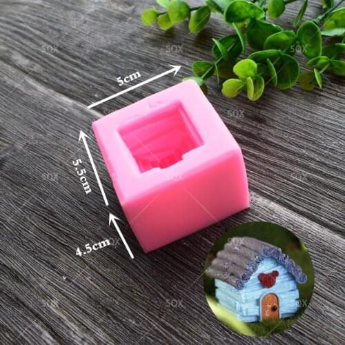 3D Chalet Silicone Cake Chocolate Soap Pudding Jelly Candy Ice Cookie Biscuit Mold Mould SQ1634