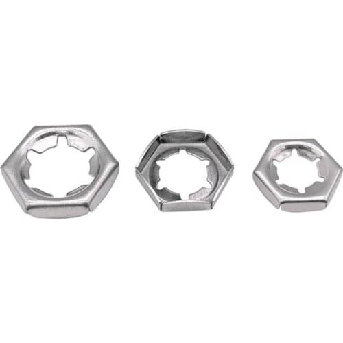 5pcs M24 M30 fasten nuts stamping self-locking decorative lock nut stainless steel