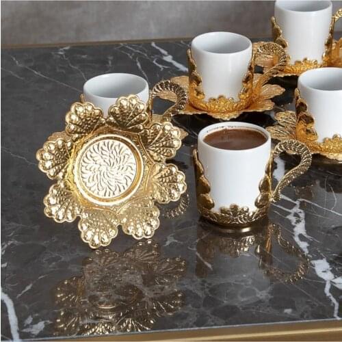 6pcs Turkish Coffee Cup Presentation Set, Traditional Coffee Cup Set, Home Decor Cups, Espresso Cup 6pcs