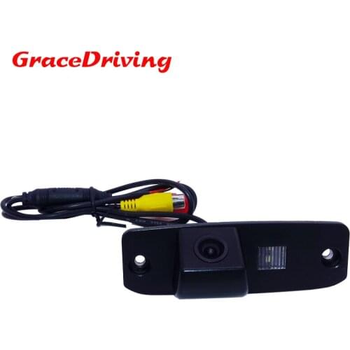 Bring parking line wire car rearview reversing camera hd ccd for Hyundai Elantra Terracan Tucson Accent/For Kia Sportage R 2011