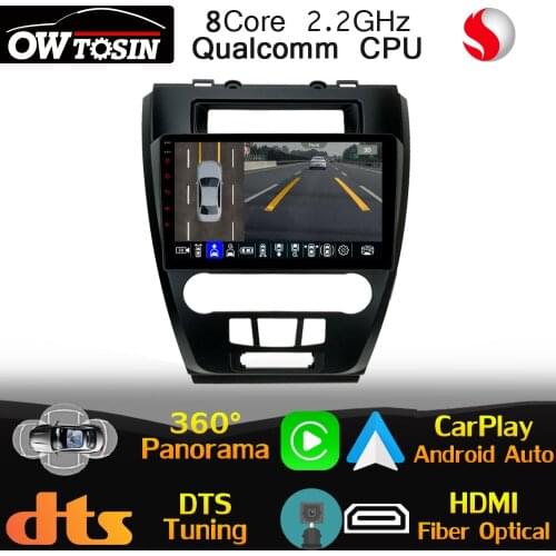 Qualcomm 8Core Android For Ford Fusion SE SEL Mondeo 2009-2012 Car Multimedia Player DTS HIFI Head Unit Optical HDMI Radio GPS