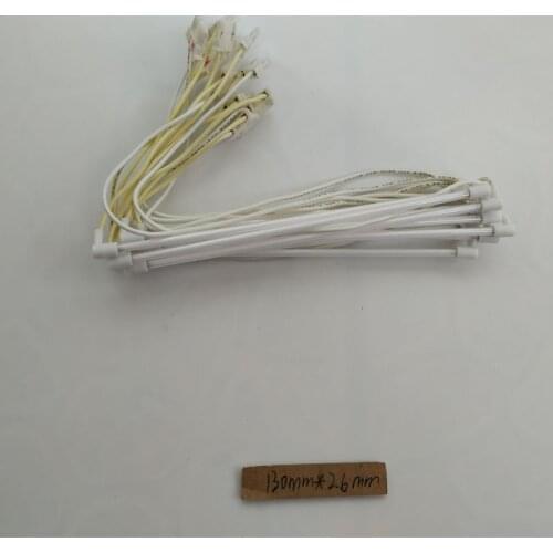 Free shipping!!10PCS/Lot 2.6MM*130MM 5.7" CCFL Lamp Tube Code Cathode Fluorescent Backlight With Cable for LCD Screen