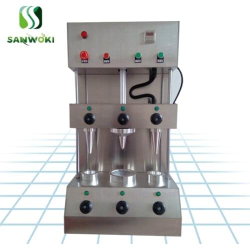 Electric sweet cone Pizza making Machine Commercial automatic stainless steel for pizza cone machine with 3 pizza vending cones
