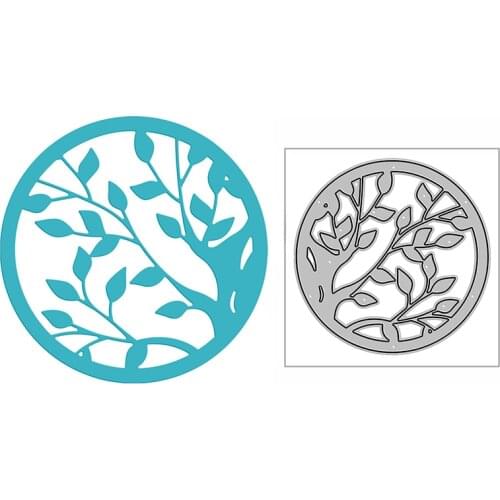 New Branches Leafy Circle Doily 2020 Metal Cutting Dies for DIY Scrapbooking and Card Making Decorative Embossing Craft No Stamp
